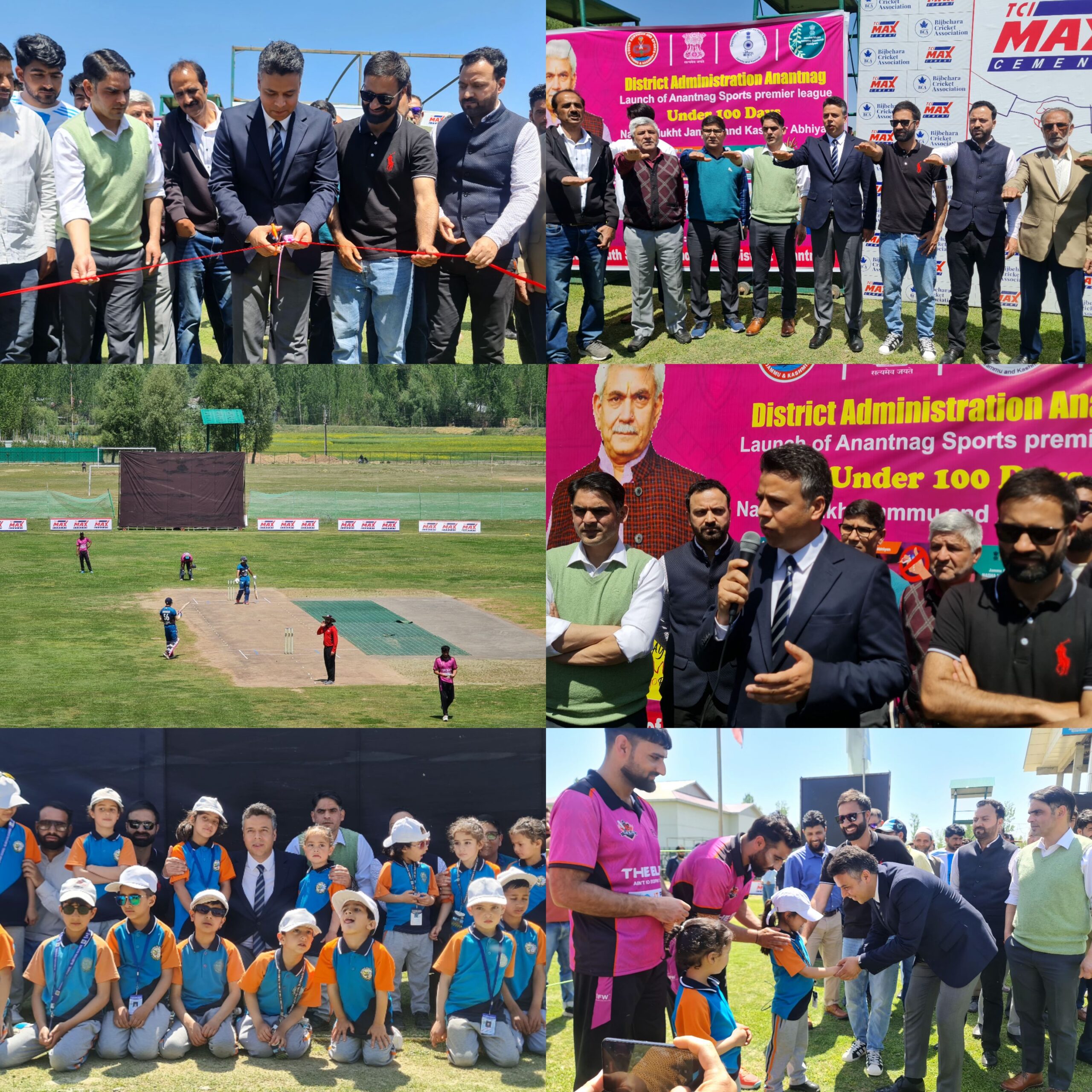 Nasha Mukt J&K Abhiyaan: DC Anantnag Inaugurates South Kashmir Cricket Cup, Advises Youth to Act as Ambassadors for Campaign