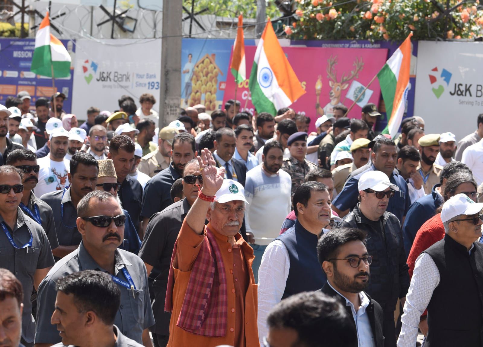 Manoj Sinha Launches Massive Anti-Drug Campaign in Srinagar, Leads Padyatra; Calls for People’s Movement Against Narco-Terrorism