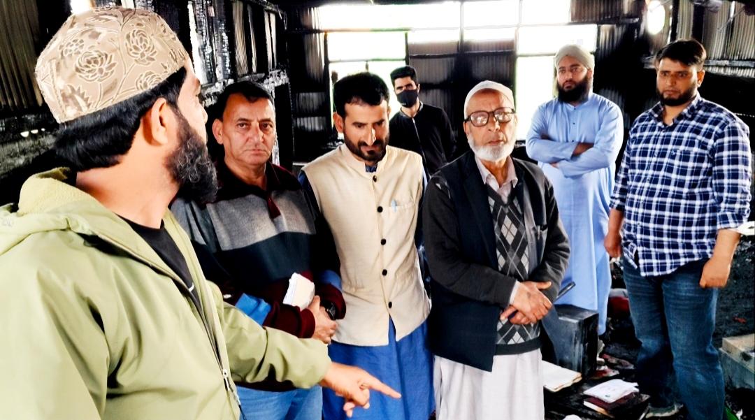NC leader Imran Shah Distributes Relief, Extends Support to Victims of Mattan Adda Fire Tragedy