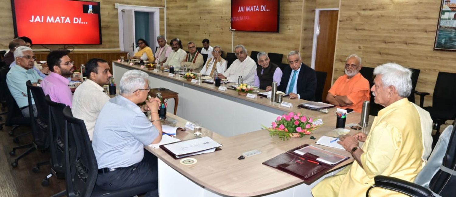 LG Manoj Sinha Reviews Plans for International Museum of Goddess at Katra