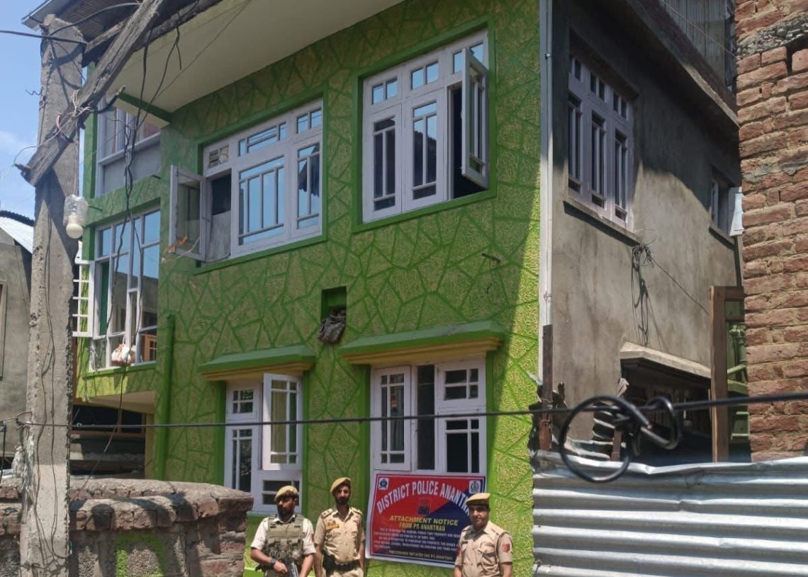 ₹60 Lakh House of Notorious Drug Peddler Attached Under NDPS Act in Anantnag
