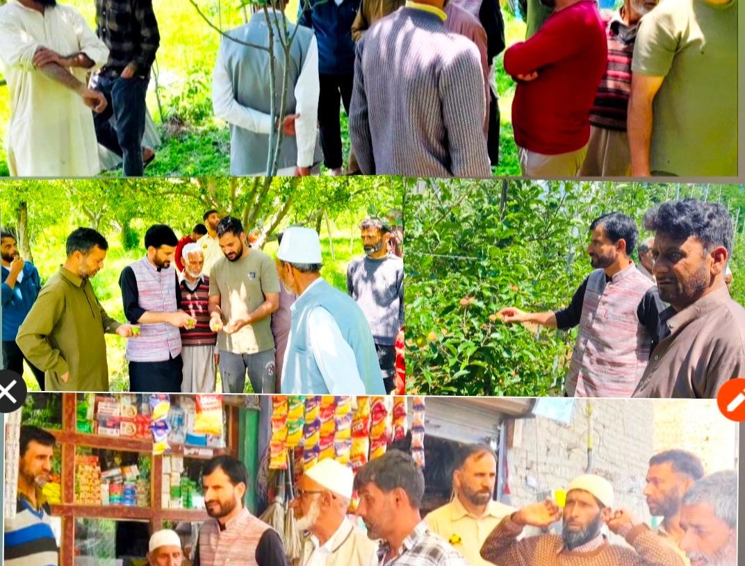 Imran Shah Visits Hailstorm-Hit Areas, Demands Immediate Relief and Compensation for Affected Farmers