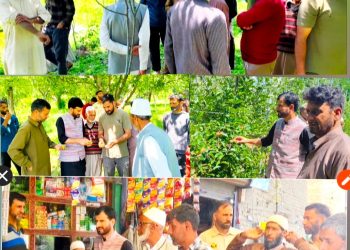 Imran Shah Visits Hailstorm-Hit Areas, Demands Immediate Relief and Compensation for Affected Farmers