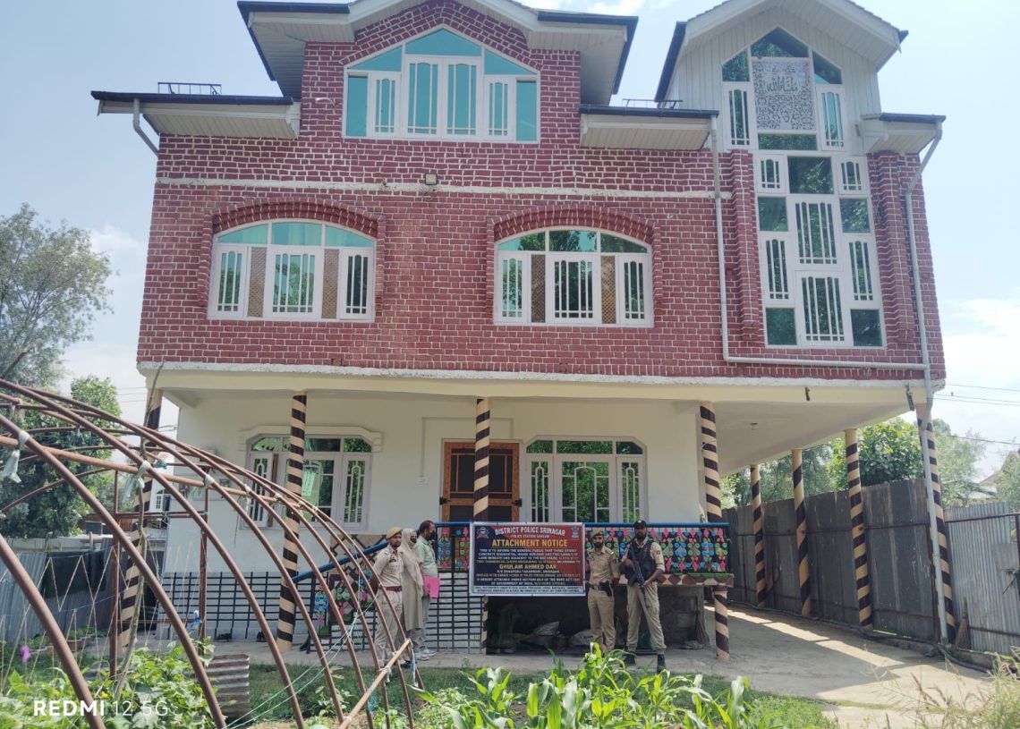 ₹4 Crore Worth Properties of Drug Peddlers Attached Under NDPS Act in Srinagar: Police
