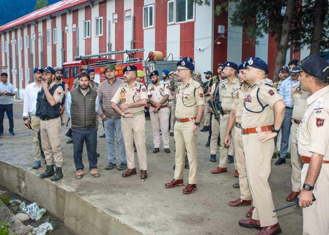 DGP Nalin Prabhat Reviews Security Arrangements at Nunwan Base Camp Ahead of Amarnath Yatra