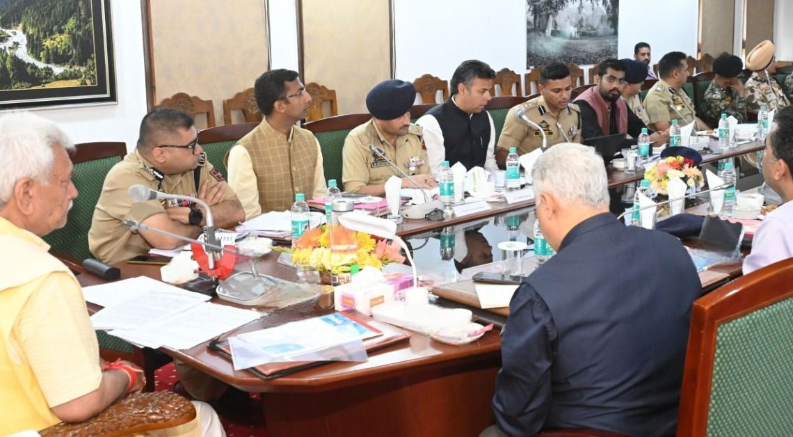 LG Manoj Sinha Reviews Amarnath Yatra-2026 Preparations at Pahalgam, Directs Foolproof Security and Seamless Arrangements