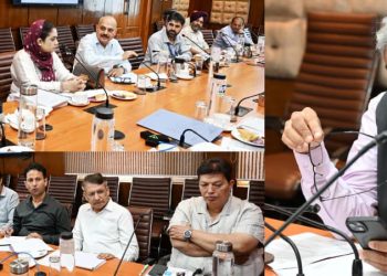Shaleen Kabra Chairs UT-Level Meeting on Groundwater Assessment, Releases Key Water Resource Reports