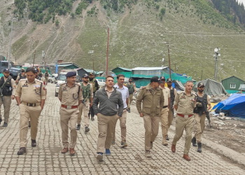 DIG Maqsood-ul-Zaman (IPS) Conducts On-Ground Assessment of Security Arrangements for Shri Amarnath Ji Yatra 2026 on Baltal Axis