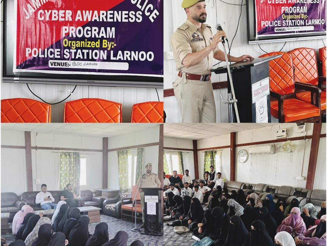 Cyber Awareness Programme Organised by Anantnag Police at Government Degree College Larnoo