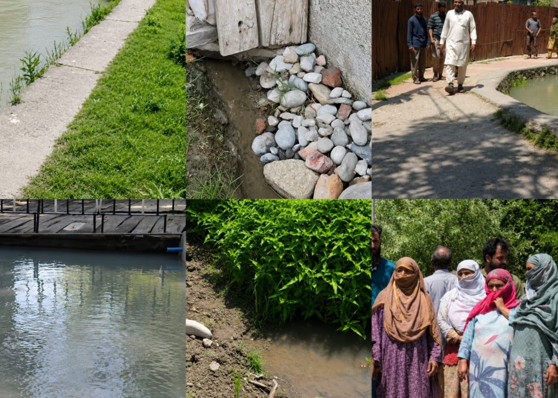 Gangerhama Residents Seek Urgent Canal Repairs, Demand Construction of Protective Boundary Walls