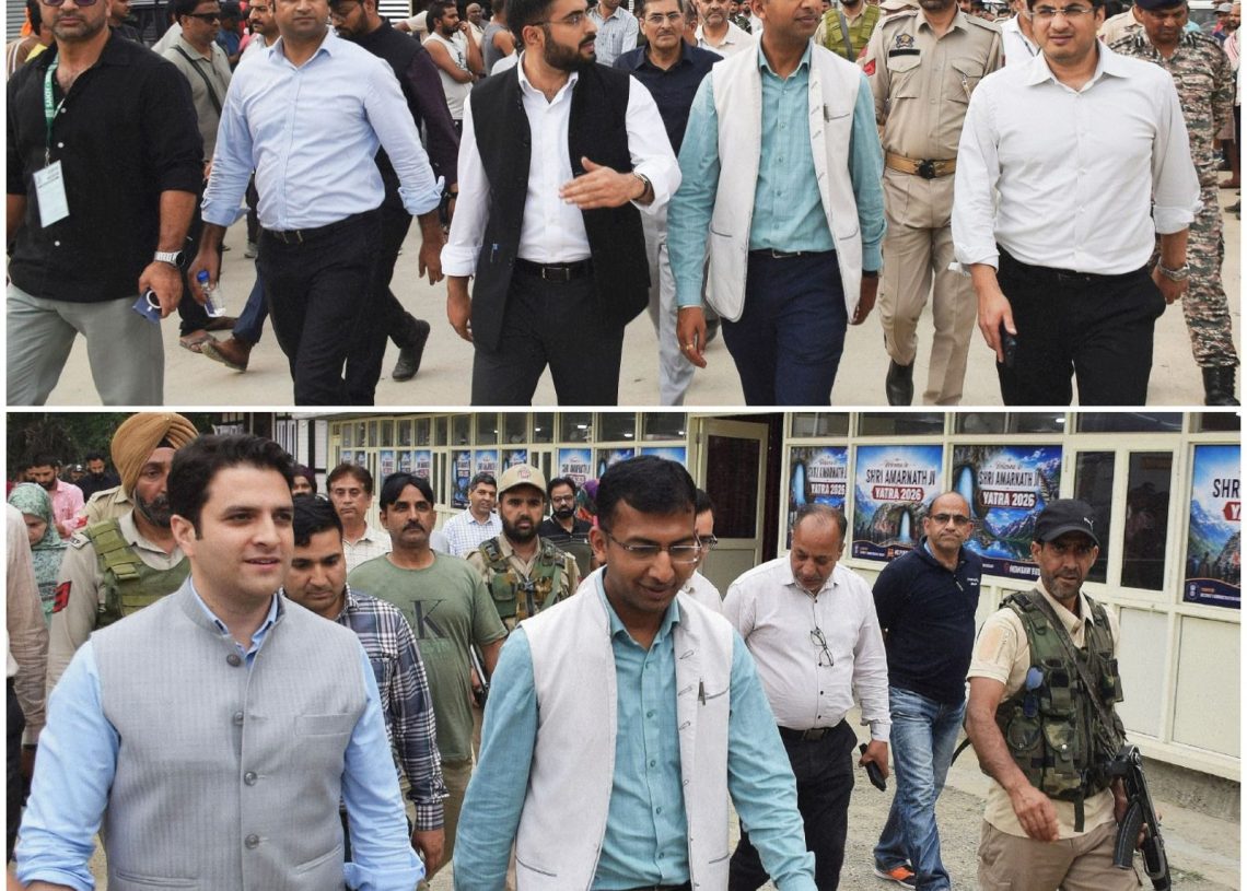 All Arrangements in Place to Welcome Amarnath Pilgrims: Div Com Kashmir Reviews SANJY-2026 Preparations at Nowgam, Pantha Chowk