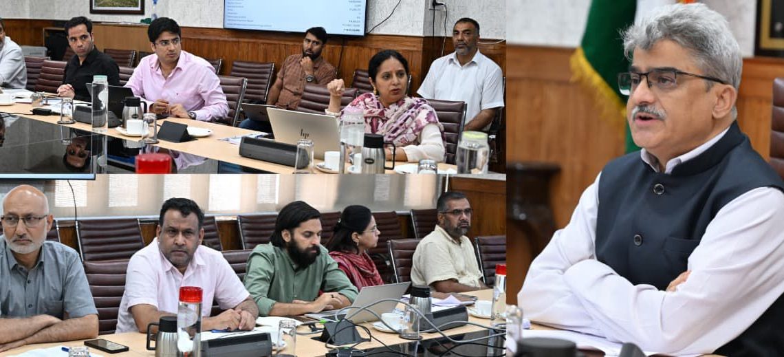 Chief Secretary Atal Dulloo Reviews Urban Challenge Fund Projects; Directs Fast-Track DPRs for ₹1,990 Crore Urban Infrastructure Push in J&K