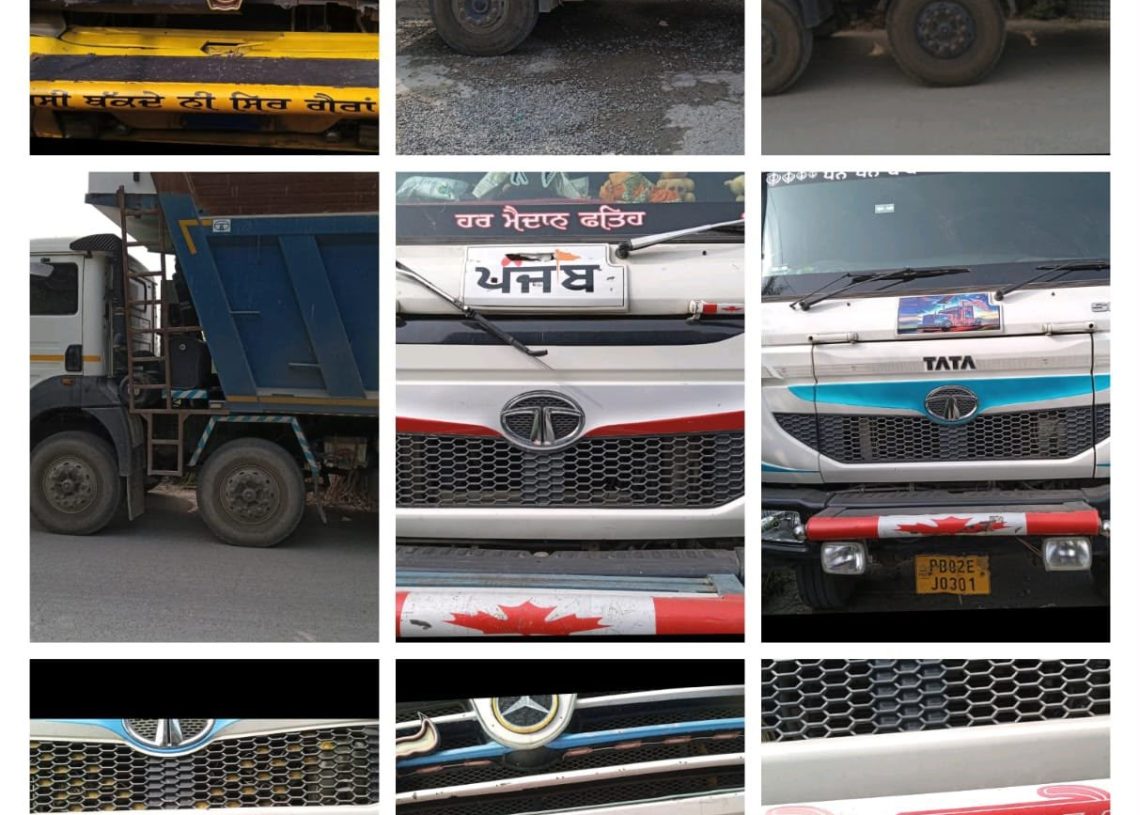 Kathua Police Seize 10 Vehicles in Major Crackdown on Illegal Mining
