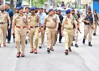 DGP Nalin Prabhat Reviews Security Arrangements in Downtown Srinagar Ahead of July 13 Commemorations