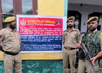 Srinagar Police Attaches ₹2.74 Crore Property of Alleged Drug Peddler Under NDPS Act