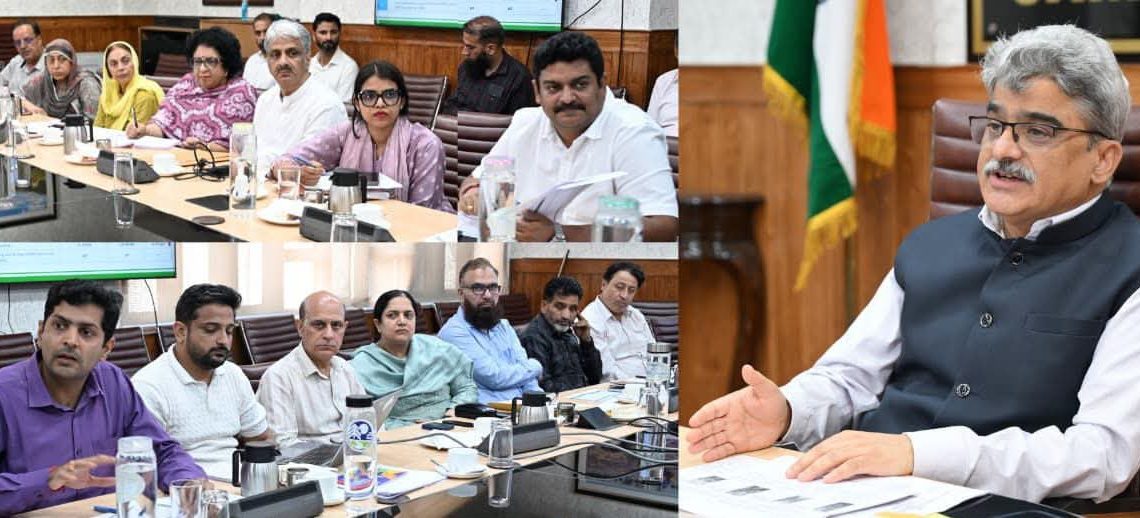 CS Reviews Ayushman Bharat Digital Mission Implementation in J&K, Stresses Comprehensive Digital Health Records for Every Citizen