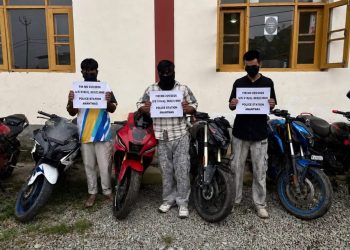 Anantnag Police Busts Organized Motorcycle Theft and Disposal Racket; Six Stolen Bikes Recovered, Mastermind Absconding