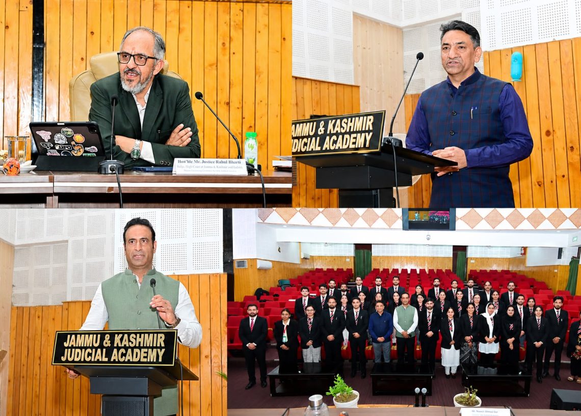 Day-44 Induction Training for Newly Appointed Civil Judges Held at J&K Judicial Academy