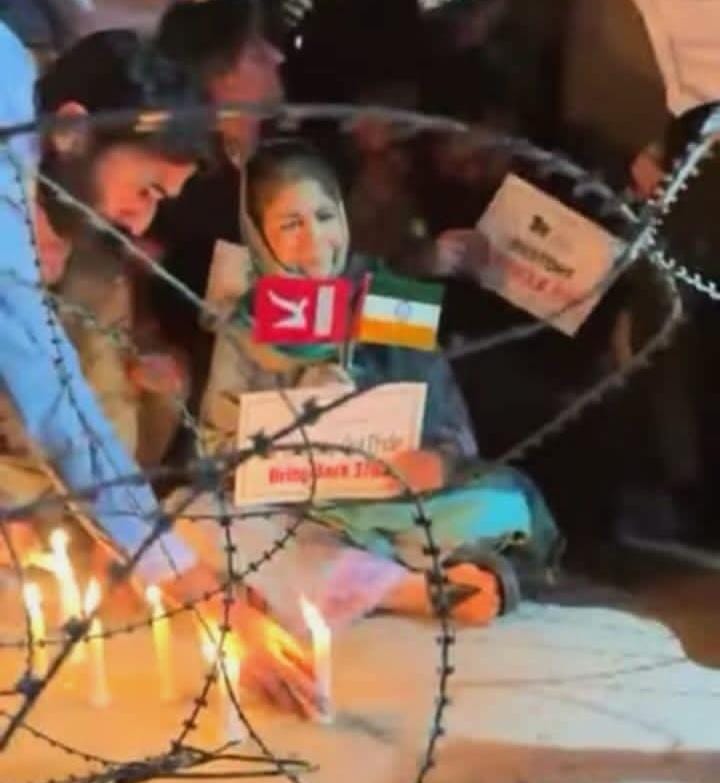 Upside Down Tricolour Sparks Controversy During PDP Protest Against Article 370 Abrogation