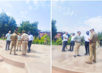 DIG MAQSOOD UL ZAMAN, IPS REVIEWED ARRANGEMENTS AT BALIDAN STAMBH  FOR CEREMONIAL TRIBUTES TO BE PAID  TO THE MARTYRS ON INDEPENDENCE DAY 2026