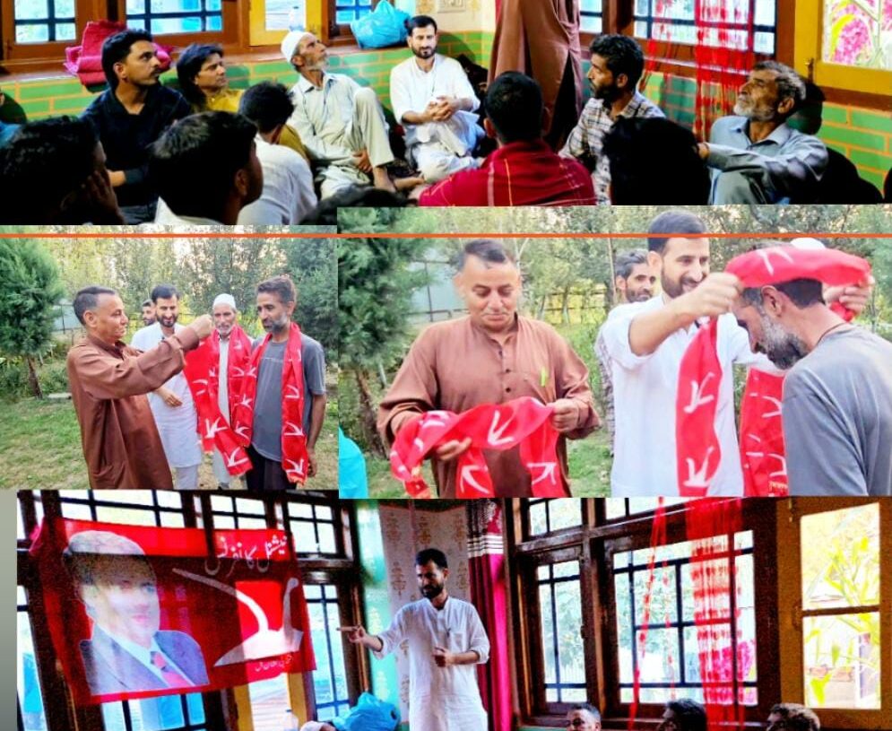 Imran Shah Highlights Drinking Water, Power and Road Issues in Anzvola; Says Strong Cadre Is Backbone of NC